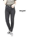 【ポイント2倍】レッドカード トーキョー RED CARD TOKYO コットンストレッチ ハイライズ スリムテーパード ブラックデニム パンツ ジーンズ アニ...