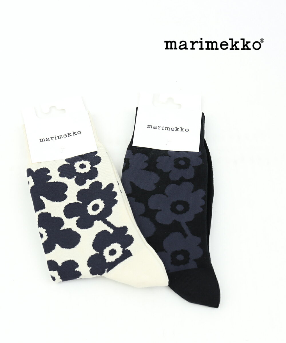 【5/18～20限定11%OFFクーポン対象】【LINEクーポン有】マリメッコ marimekko コットン混 ウニッコ柄 靴下 ショートソックス SUKKASILLAAN・52223591024-0062201(メール便可能商品)[M便 3/5](レディース)