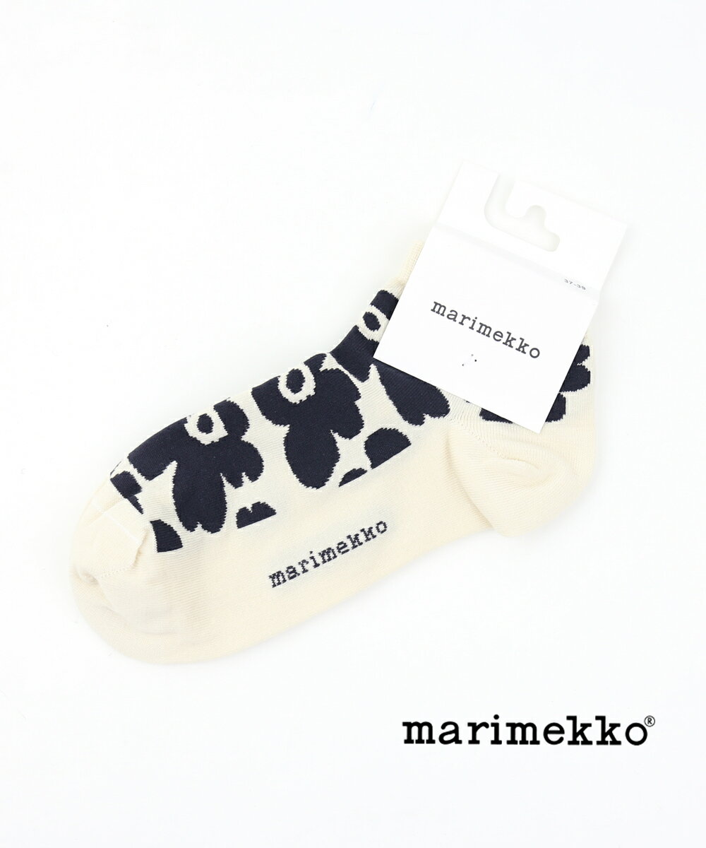 マリメッコ 靴下 レディース 【20%OFF】【LINEクーポン有】マリメッコ marimekko ウニッコ柄 靴下 ソックス RASU UNIKKO SOCKS・52223591026-0062201(メール便可能商品)[M便 3/5](レディース)