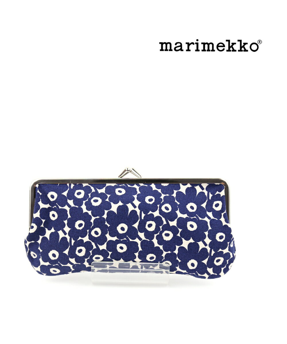 マリメッコ ポーチ 【20%OFF】【LINEクーポン有】マリメッコ marimekko コットン ミニウニッコ柄 ポーチ がま口ポーチ フラットケース SILMALASI KUKKARO PIKKUINEN UNIKKO・52224291158-0062202(メール便可能商品)[M便 3/5](レディース)