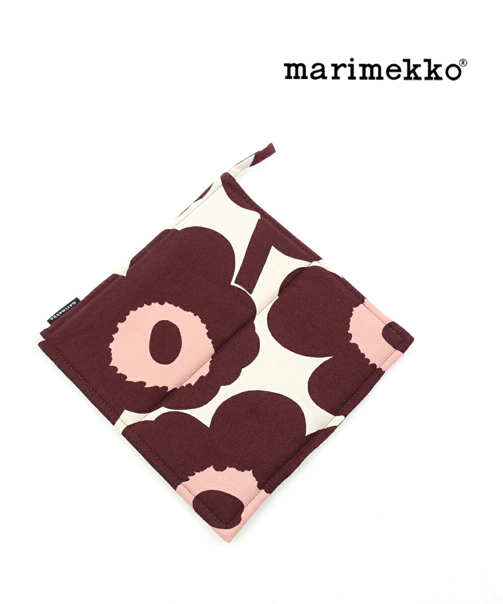 【5/18～20限定11%OFFクーポン対象】【LINEクーポン有】マリメッコ marimekko ウニッコ柄 コットン 鍋敷き ポットホルダー PIENI UNIKKO POT HOLDER・52229471765-0062202(メール便可能商品)[M便 5/5](レディース)