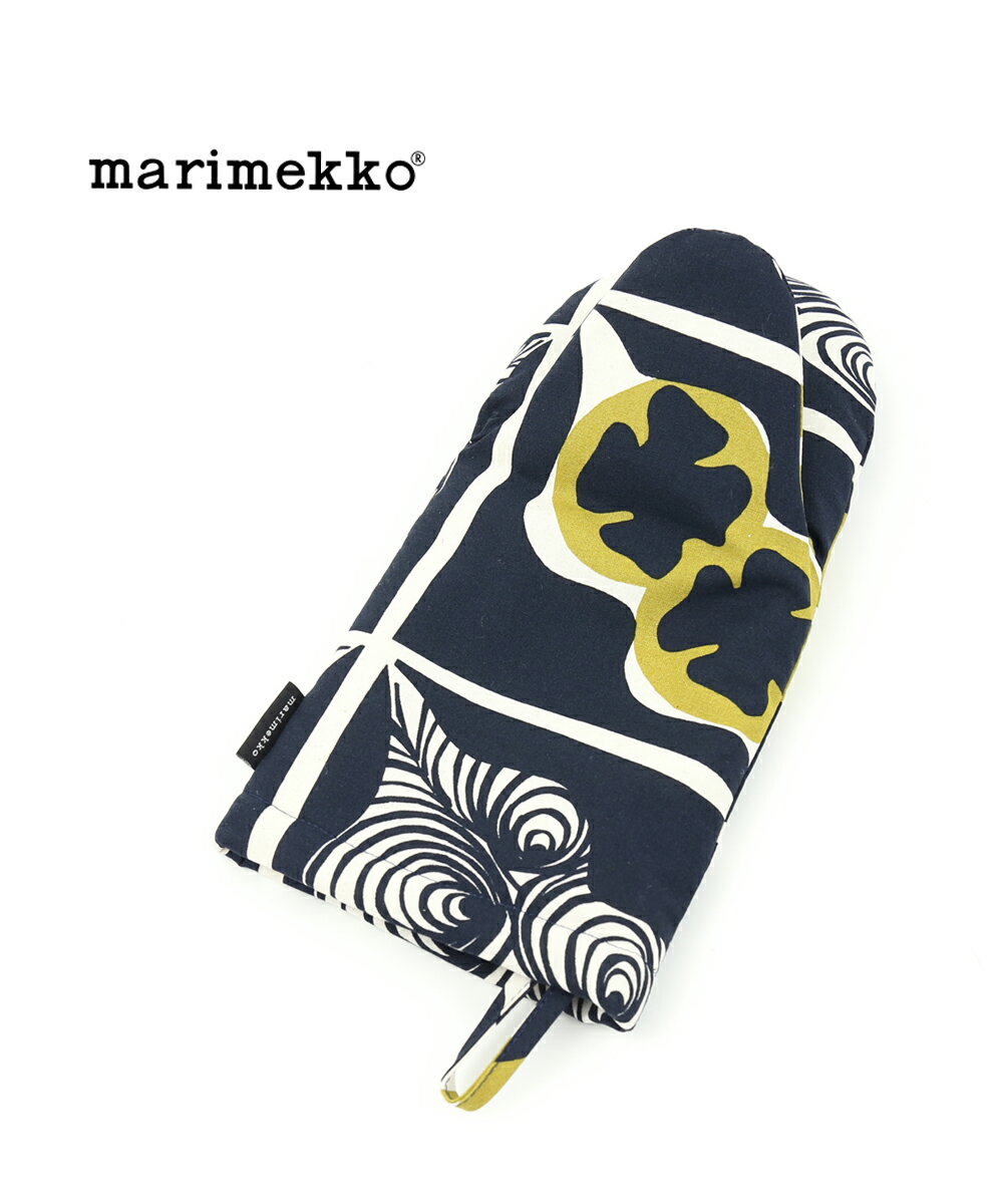 【5/18～20限定11%OFFクーポン対象】【LINEクーポン有】マリメッコ marimekko ルキンラパ柄 鍋つかみ オーブンミトン PIENI RUKINLAPA OVENMITTEN・52229471965-0062202(メール便可能商品)[M便 5/5](レディース)(クーポン対象外)