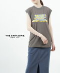 ザ シンゾーン THE SHINZONE ロゴ ノースリーブカットソー タンクトップ ロゴT SUNDAY BRUNCH TANK・21MMSCU10-4432101(メール便可能商品)[M便 5/5](レディース)