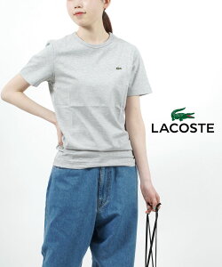 ラコステ LACOSTE コットン スリムフィット クロコエンブレム 半袖 クルーネックTシャツ カットソー・TH5845L-0242201(メール便可能商品)[M便 5/5](レディース)