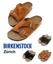 ビルケンシュトック BIRKENSTOCK チューリッヒ ZURICH サンダル レディース シューズ 靴 スエード レザー ナロー幅 ブラック ミンク モカ コンフォート ぺたんこ ZURICH-SFB-B-5002301(レディース)(B-2)