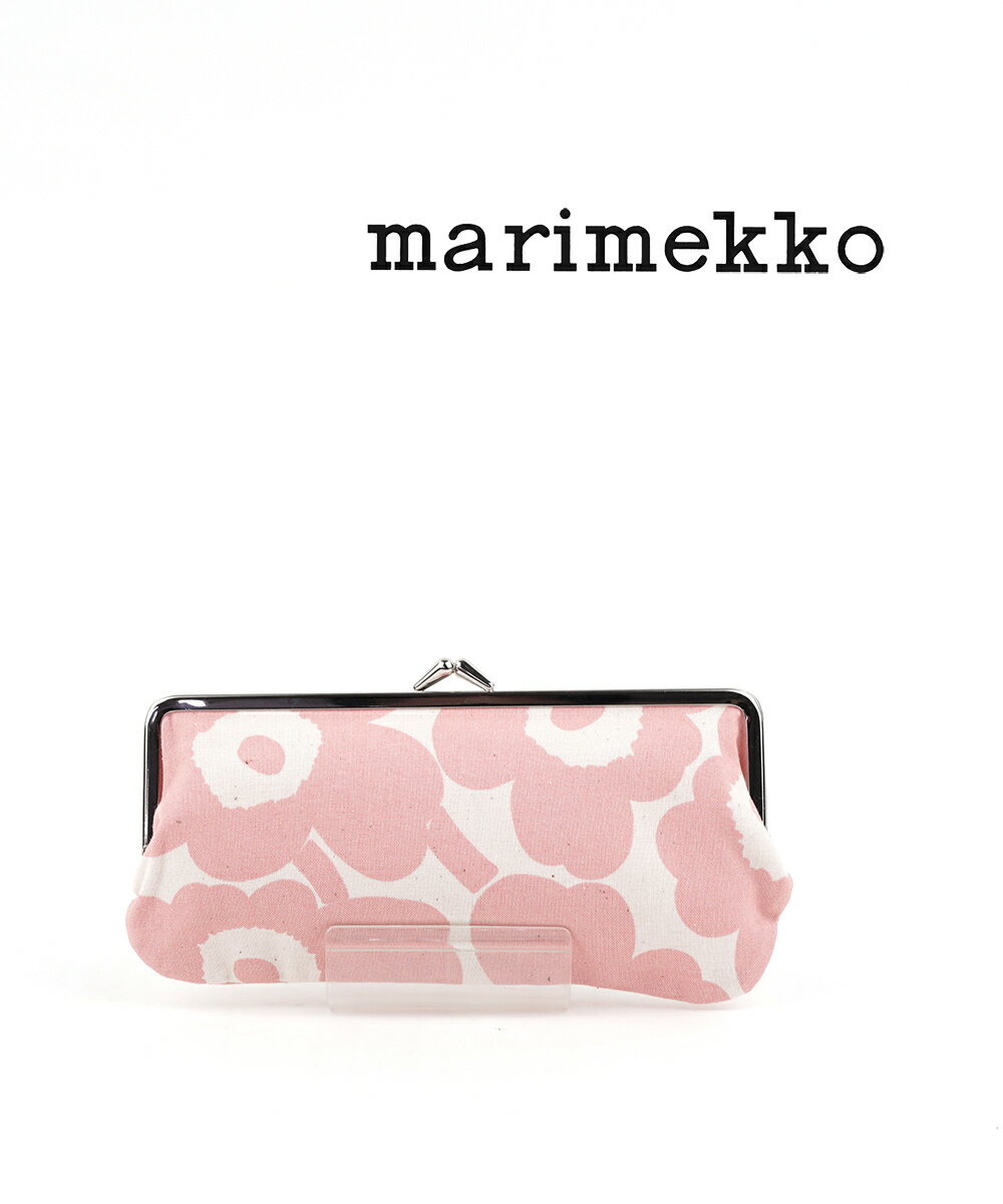 マリメッコ ペンケース マリメッコ marimekko ポーチ がま口 小物入れ 化粧ポーチ ペンケース 北欧 ウニッコ 雑貨 プレゼント ギフト おしゃれ かわいい・52234272550-0062302(メール便可能商品)[M便 1/5](レディース)