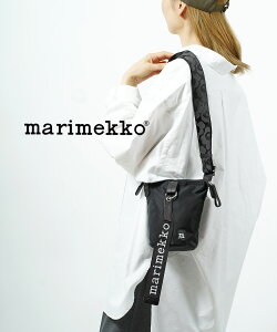 【20%OFF】【2023年秋冬新作】マリメッコ marimekko ショルダーバッグ クロスボディ バケツバッグ 斜め掛け ロゴ ウニッコ ブラック 黒 ギフト プレゼント 大人 ソリッド・52239291201-0062302(レディース)