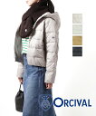 【20%OFF】オーチバル・オーシバル ORCIVAL ライトダウン ジャケット アウター ダウンジャケット フード付き 軽い 秋冬 黒 ブラック・OR-A0407DPL-0322302(レディース)(JP)