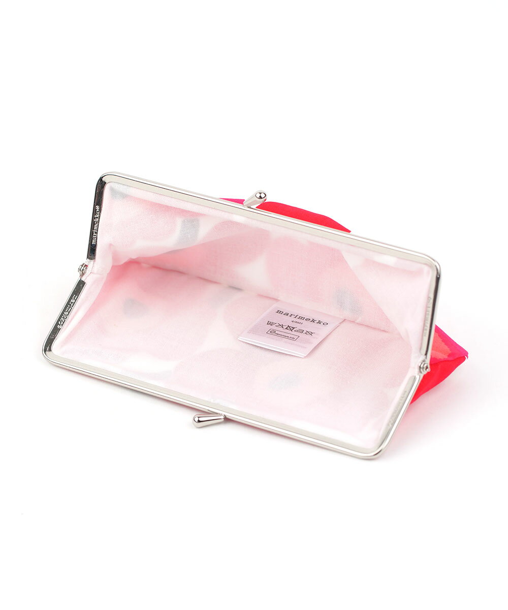 【20%OFF】【LINEクーポン有】マリメッコ marimekko ミニウニッコ柄 横長 がま口ポ...