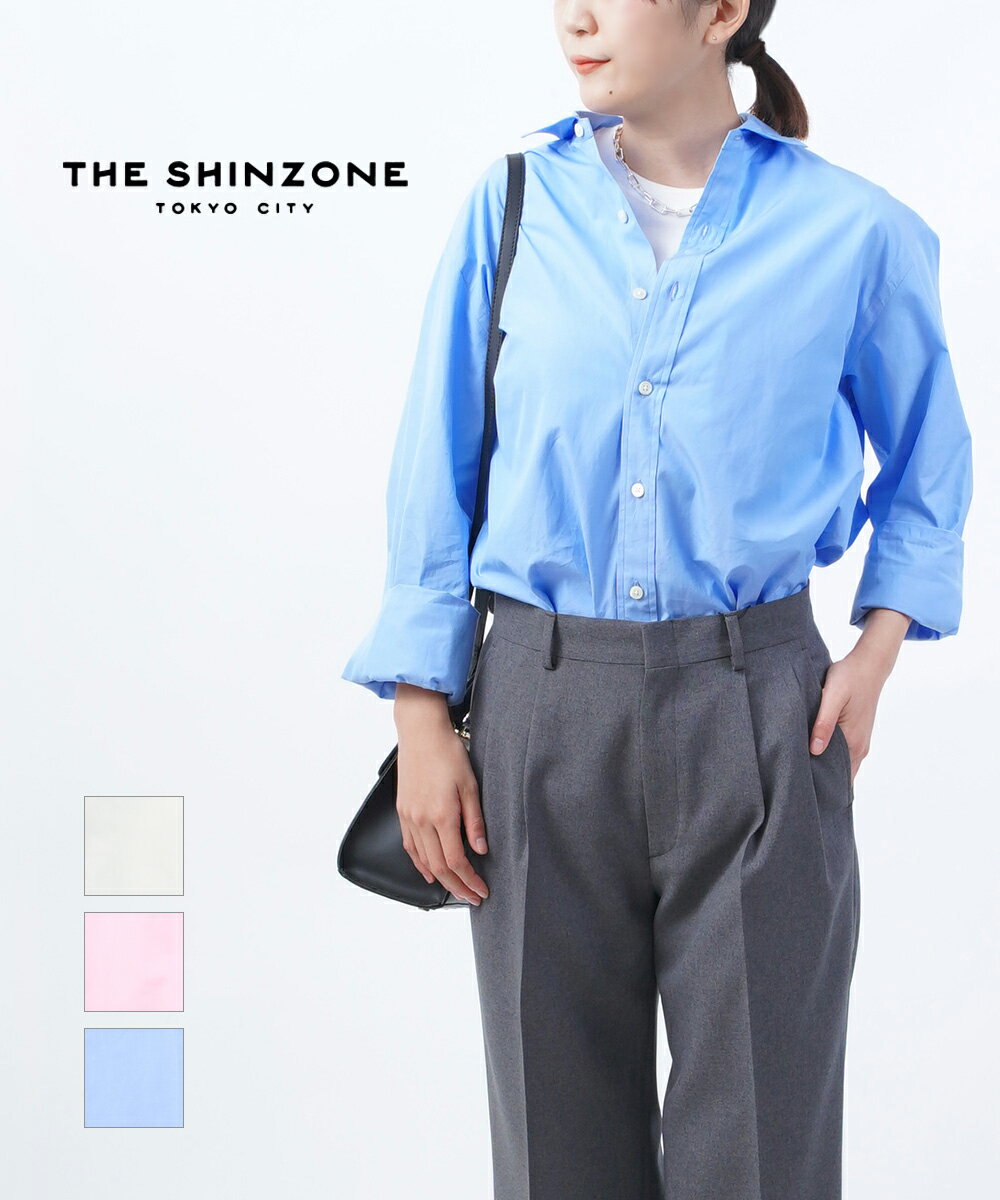 ザ シンゾーン THE SHINZONE シャツ ブラウス トップス 長袖 オーバーサイズ ゆったり