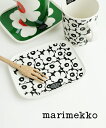 【2024年春夏新作】マリメッコ marimekko 皿 スクエアプレート 角皿 食器 取り皿 小皿 60周年 ウニッコ 花柄 ブラック×オフホワイト キッチン ギフト プレゼント 北欧 人気 かわいい おしゃれ・52249473086-0062401(レディース)(1F-W)