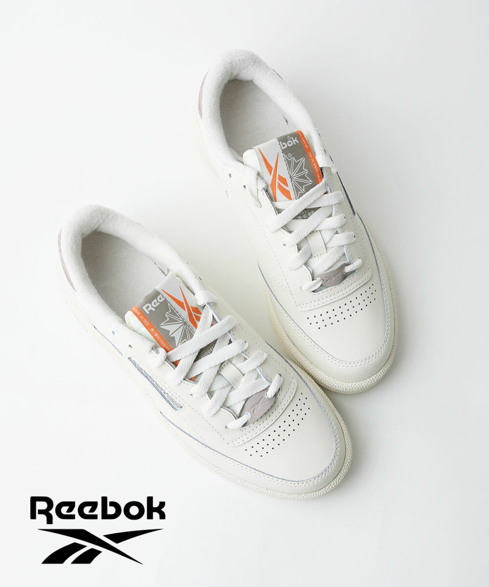 【5/18～20限定11%OFFクーポン対象】【LINEクーポン有】【2024年春夏新作】リーボック Reebok スニーカー クラブ C シューズ 靴 レザー ローカット ホワイト チョーク スポーツ テニス カジュアル 23cm～24.5cm・CLUB-C-85-0122401(レディース)(D-1)