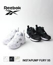 【2024年春夏新作】リーボック Reebok ポンプフューリー スニーカー 定番 ハイテク 厚底 人気 黒 ブラック ホワイト ミドルカット スポーツ カジュアル 23cm～25cm INSTAPUMP-95-0122401(レディース)(A-0)