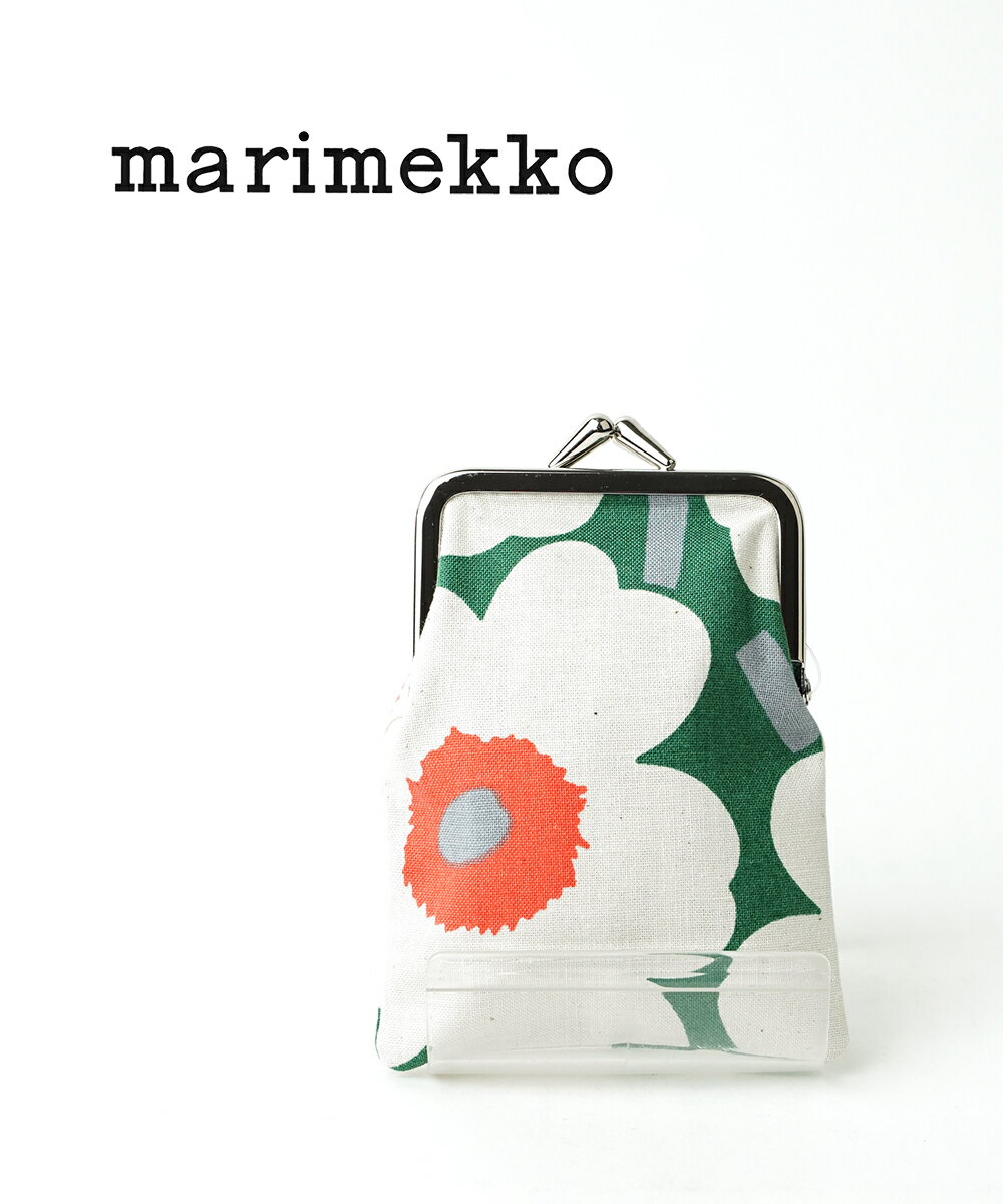 マリメッコ ポーチ 【LINEクーポン有】【2024年春夏新作】マリメッコ marimekko ポーチ がま口 フラット フラットポーチ ミニ 小さい 小さめ 縦長 小物入れ ウニッコ 北欧 雑貨 かわいい 花柄・52249473256-0062401(メール便可能商品)[M便 1/5](レディース)