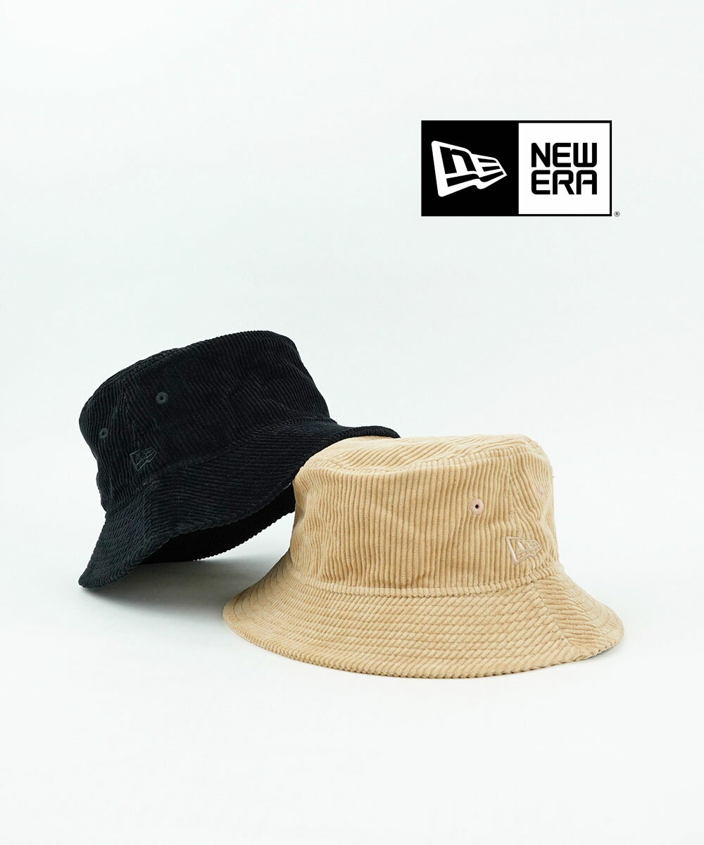 【ポイント2倍】【LINEクーポン有】ニューエラ NEW ERA ハット 帽子 バケットハット バケハ 無地 ユニセックス ベージュ ブラック 秋冬 かっこいい 人気・BUCKET01-8W-C-4932402(メンズ)(レディース)