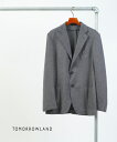 【50%OFF】【LINEクーポン有】トゥモローランド TOMORROWLAND ジャケット テーラードジャケット アウター ブレザー 無地 グレー 毛 カシミヤ 通勤 シンプル 上品 大人・61-07-05-07101-0171402(メンズ)