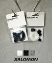 【LINEクーポン有】サロモン SALOMON 靴紐 シューレース 替え紐 スニーカー シューズ サロモン専用 交換用 交換パーツ ブラック ホワイト グレー・...