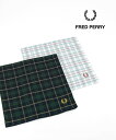 【ポイント10倍】【LINEクーポン有】【2025年春夏新作】フレッドペリー FRED PERRY ハンカチ ハンカチーフ コットン チェック ギフトプレゼント...