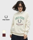 【20%OFF】【LINEクーポン有】【2025年春夏新作】フレッドペリー FRED PERRY スウェット トレーナー プルオーバー クルーネック ロゴ 丸首...