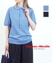 【ポイント2倍】【LINEクーポン有】【2025年春夏新作】ヴァンソン エ ミレイユ VINCENT ET MIREILLE ポロシャツ トップス Tシャツ 半...