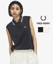 【ポイント2倍】【LINEクーポン有】【2025年春夏新作】フレッドペリー FRED PERRY ポロシャツ ノースリーブ ポロ トップス 袖なし 襟付き ティ...