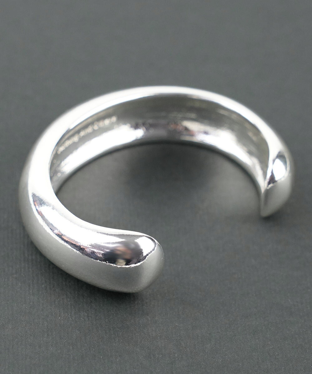 etre!par bleu comme bleuの【LINEクーポン有】ナッシングアンドアザーズ Nothing And Others バングル ブレスレット シルバー925 プレーティング 太目 ワイド シンプル 大人・C42510003-4892602(レディース)｜アングル3