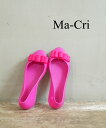 【50%OFF】マークリ Ma-Cri レインシューズ フラットシューズ パンプス バレエシューズ リボン ぺたんこ 靴 雨 雨靴 かわいい・901110928...