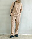 【9/15限定まとめ買いクーポン対象】【30%OFF】【LINEクーポン有】サウザンドマイル THOUSAND MILE セットアップ Tシャツ ロングパンツ ユニセックス 3点セット UVカット 軽量・TM251HA00751-3882501(メンズ)(レディース)