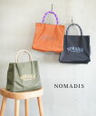 【LINEクーポン有】【2025年秋冬新作】ノマディス NOMADIS トートバッグ バッグ サック 2 ワイド リバーシブル 2way ナイロン ロゴプリント 軽量 軽い 通勤・25AW-N197-4872502(レディース)
