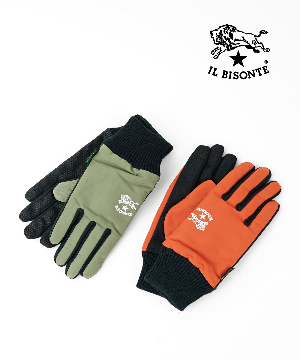 楽天etre！par bleu comme bleuイルビゾンテ IL BISONTE 手袋 スマホ対応 正規品 ニット ボア フリース 防寒 あったか アウトドア ギフト プレゼント ユニセックス・54222309382-0062202（メンズ）（レディース）