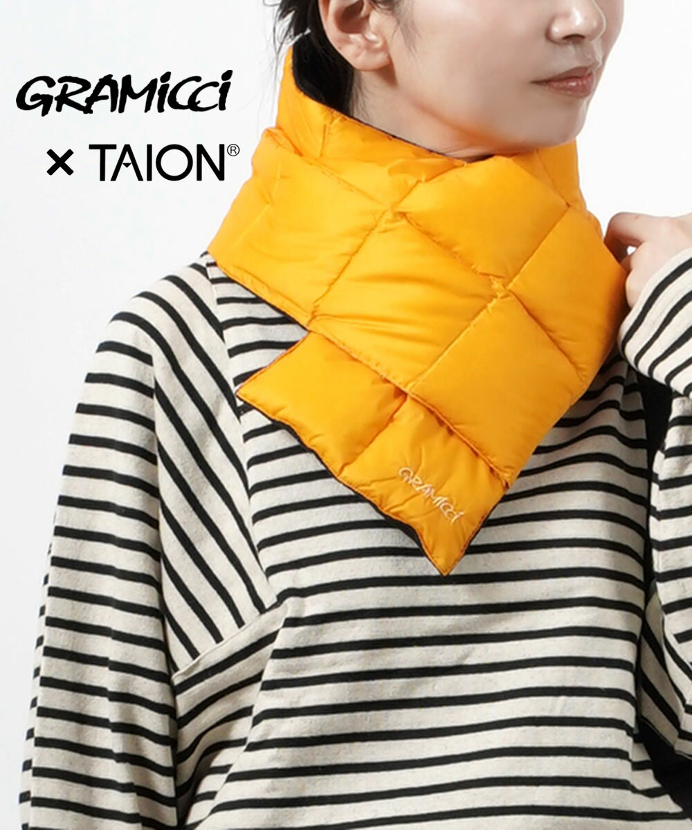 【20%OFF】【LINEクーポン有】グラミチ GRAMICCI マフラー ダウンマフラー タイオン コラボ ストール ..