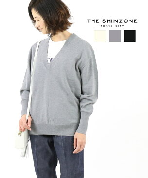 【ザ シンゾーン THE SHINZONE】コットンカシミヤ Vネック ニットプルオーバー Vネックニット CO/CA V-NECK KNIT・20SMSNI02-4432001【レディース】【■■】【クーポン対象外】【last_1】