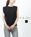 【30%OFF】リムアーク RIM.ARK カットソー ノースリーブ Tシャツ タンクトップ クルーネック アシンメトリー おしゃれ カジュアル 無地 シンプル・460CSL80-0280-4201901(レディース)