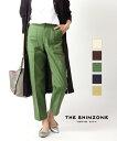 【ザ シンゾーン THE SHINZONE】コットンクロス テーパード ベイカーパンツ ワークパンツ・15AMSPA18-4432101【レディース】【■■】【クーポン対象外】