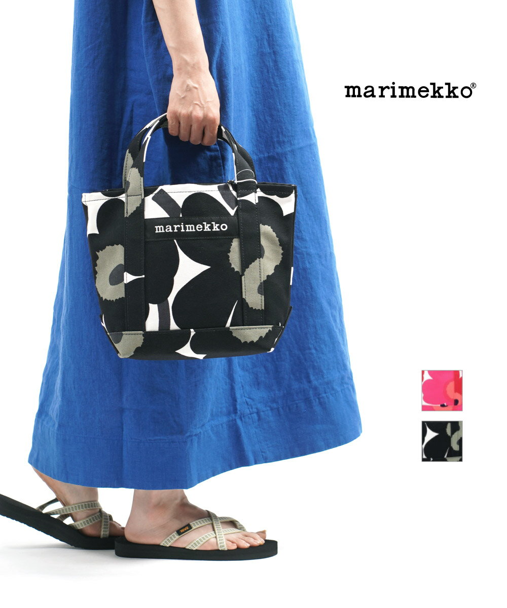 【5/18～20限定11%OFFクーポン対象】【LINEクーポン有】マリメッコ marimekko コットンキャンバス ウニッコ柄 トートバッグ SEDI PIENI UNIKKO・52209248294-0062102(レディース)