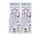 【送料無料(メール便)】People Tree ホワイト・アーモンド チョコレート 50g ×2枚セット ピープルツリー アリサン
