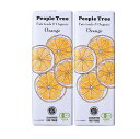 【送料無料(メール便)】People Tree オレンジチョコ 50g x2枚セット ピープルツリー アリサン