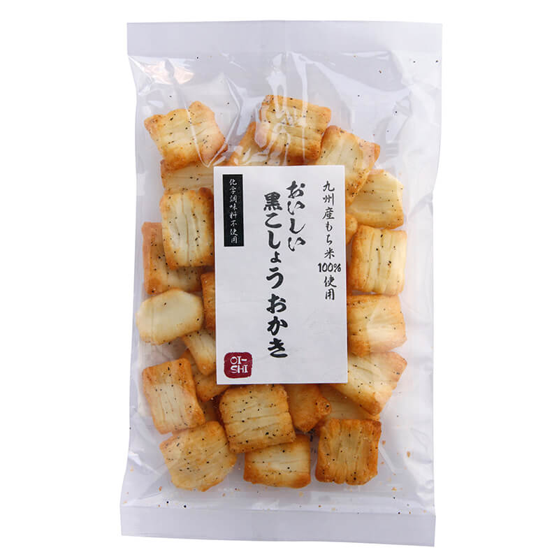 創健社　黒こしょうおかき　70g