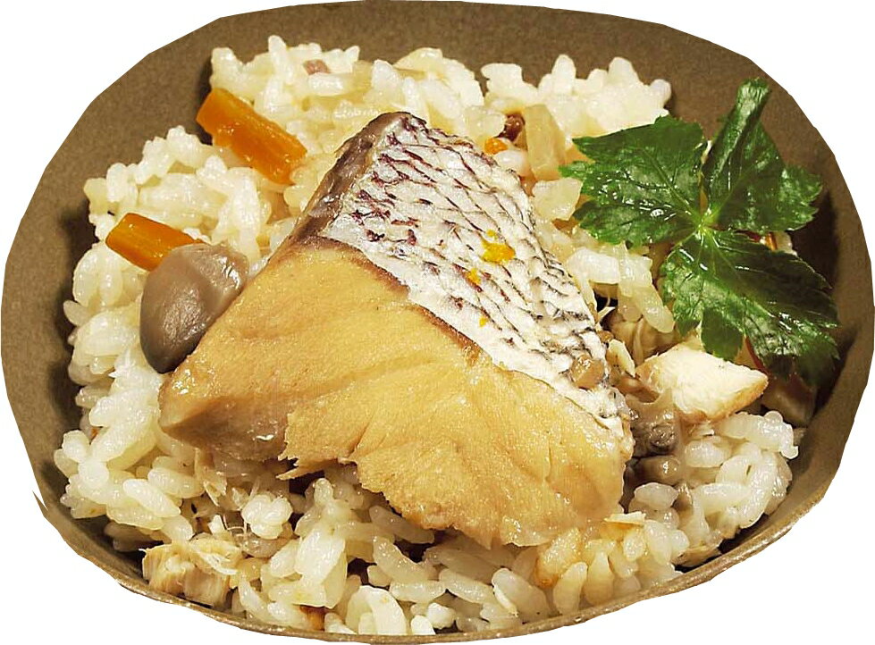 日岡商事【具材解凍】鯛めしの素　3合用(真鯛90g・調味野菜125g)【冷凍】