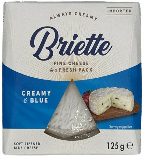 ムラカワ　青カビチーズ　Briette　ブリエッテ　クリーミーブルー　125g【冷蔵】