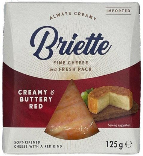 ムラカワ　ウォッシュチーズ　Briette　ブリエッテ　クリーミーレッド　125g【冷蔵】