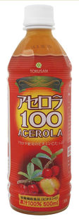 【送料無料】アセロラ100　500mlx2個セット　沖縄特産販売　オーサワジャパン