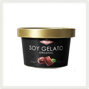 【冷凍食品】ムソー　アイスクリーム　オーガニックSOYジェラート　チョコレート　Mine　85ml【冷凍】