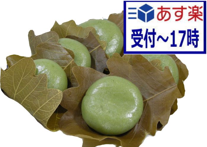 【あす楽】日岡商事 【流水・自然解凍】【春季節品】かしわもち（よもぎ）250g(5個入)【冷凍】のサムネイル