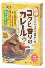 ムソー　コクと香りのカレールゥ・まろやか中辛　160g(80gx2パック)