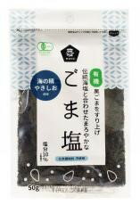 【送料無料(メール便)】ムソー　 有機ごま塩　50g　x4個セット　ムソー