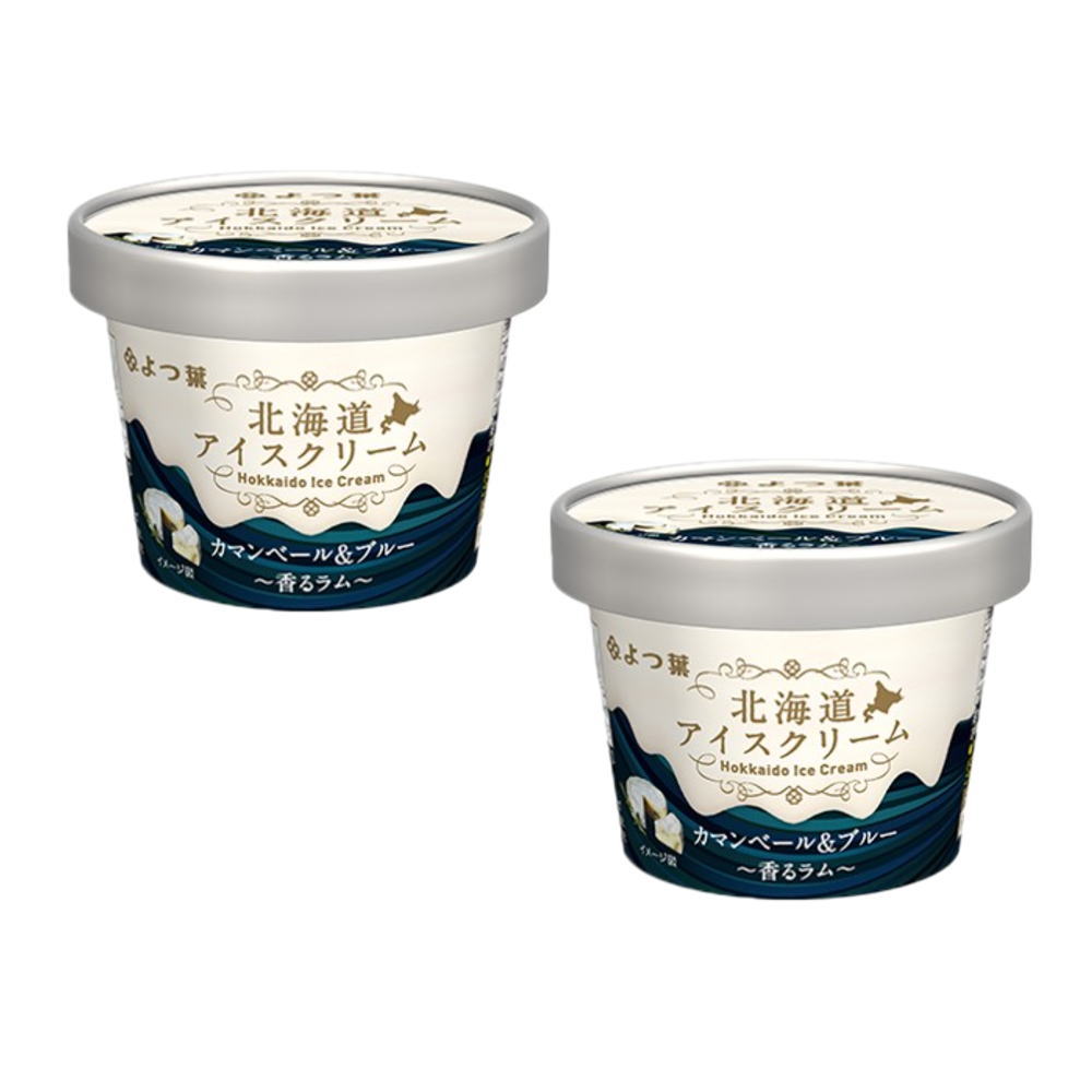 3種のチーズとラム酒のマリアージュを楽しむ大人のアイスクリーム カマンベール＆ブルーチーズ」特有の旨みと芳香、「マスカルポーネチーズ」のコクと甘み、「クリームチーズ」の爽やかさが見事に調和した、他にはないアイスクリームです。 アクセントとしてダークラムを使用。 ラム酒の芳醇な香りが風味に深みを与えた、大人向けの味わいです。 安定剤・乳化剤・着色料は使用していません。 内容量 114ml 種類別名称 アイスクリーム 原材料名 脱脂濃縮乳（北海道製造）、クリーム（北海道製造）、砂糖、ナチュラルチーズ（北海道製造）、卵黄（卵を含む）、洋酒／酸味料 保存方法 要冷凍（-18℃以下） 栄養成分　1個（114ml）当たり エネルギー183kcal たんぱく質4.2g 脂質11.0g 炭水化物16.8g 食塩相当量0.12g アレルギー物質（28品目中） 乳成分・卵