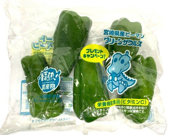 【朝市場直行】宮崎県ほか　ピーマン（5～6個入袋）約130～150g【冷蔵】 3