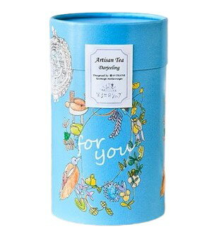 Tea - Artisan フェアトレードダージリンティー（とりたちのリース・Foryou）10.8g（1.8gx6包）【オーガニック 有機栽培紅茶】【ティーバッグ】第3世界ショップ