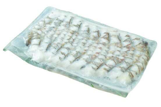 【朝市場直行】エビ　尾付むき伸ばし海老（21-25）（入数20尾）ベトナムほか　280g位【冷凍】392659